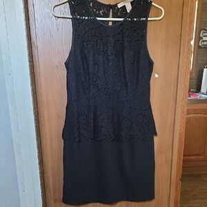 Forever 21 Black Lace Mini Dress